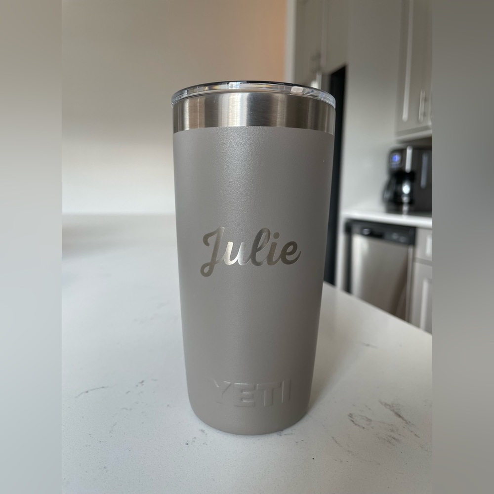 YETI 10 oz Monogrammed Julie Tumbler